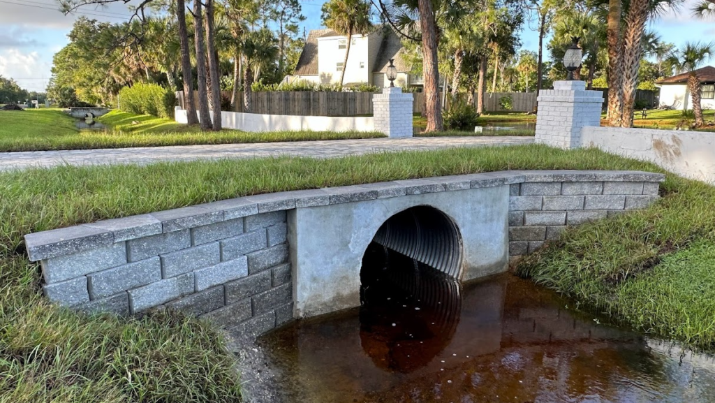 Wagner Pavers Contractor culvert pipe replacement in Brevard County