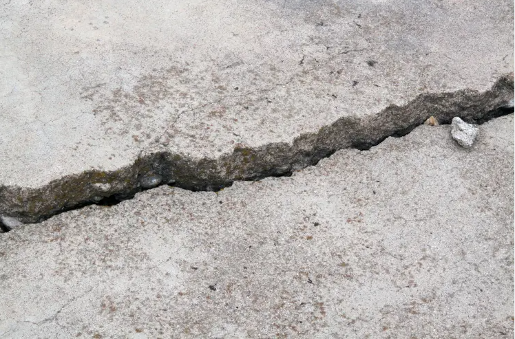 Pavers vs cracked concrete